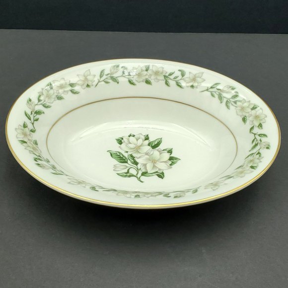 Princess China Tru-Tone Bridal Wreath Oval Vegetable Serving Bowl Floral Edge - Picture 3 of 8